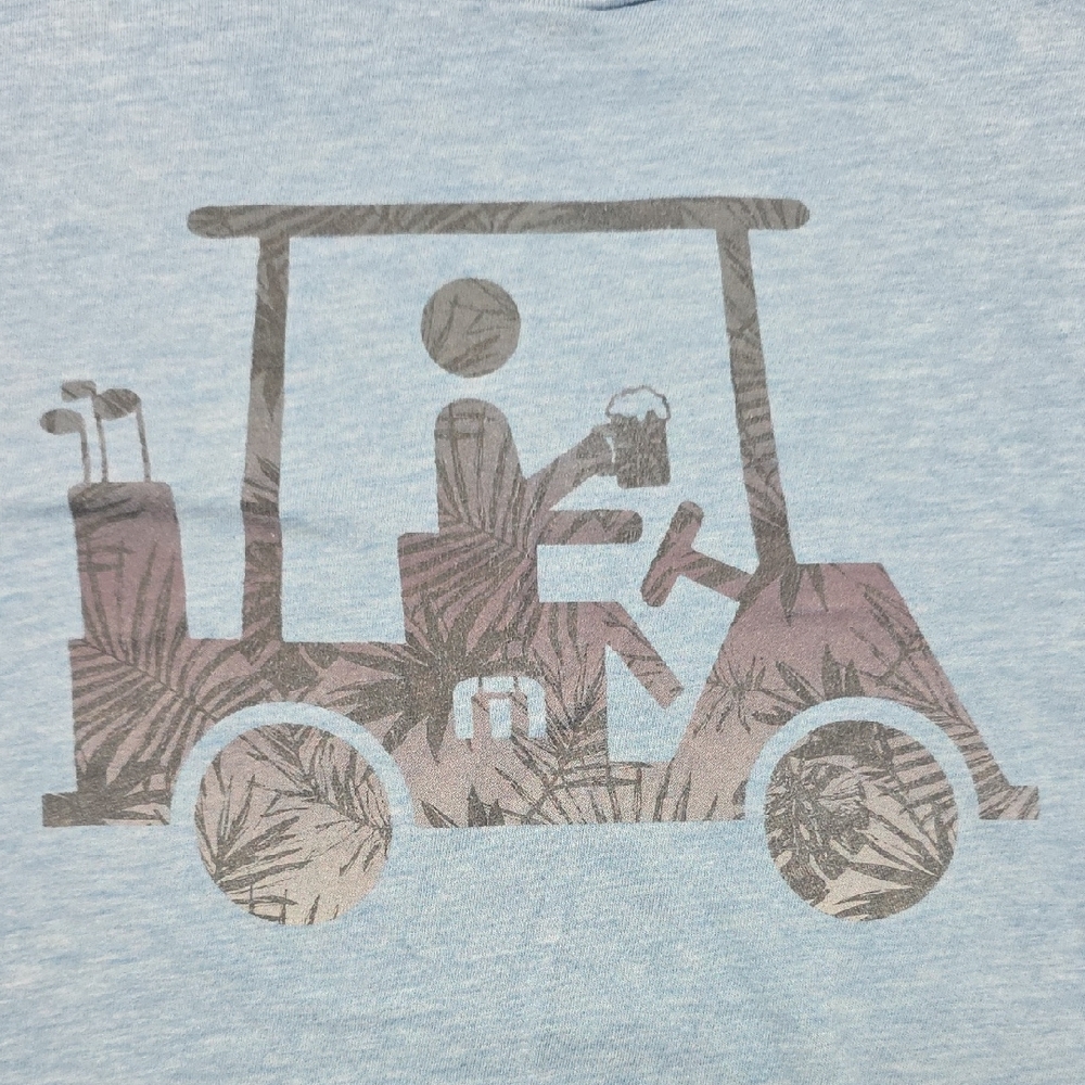 Travis Mathew | "Race You" Golf Cart Graphic T-Shirt Sz Lg